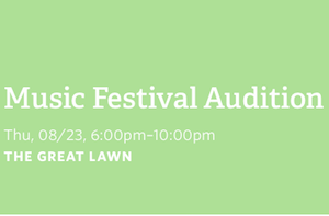 Music Festival Audition