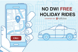 No DWI Free Holiday Rides – St. Patty’s Day 2019