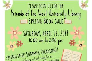 West U Library Spring Book Sale