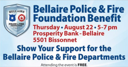 Bellaire Police & Fire Foundation Benefit