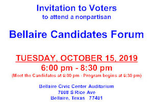 Bellaire Candidates Forum