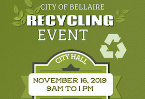 Bellaire Recycling Event