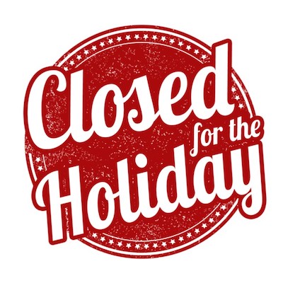 Christmas Holidays - City Offices Closed