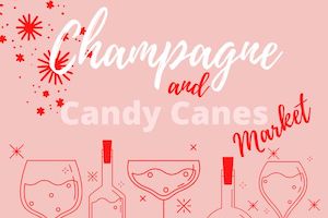 Champagne and Candy Canes Market