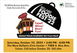 Bellaire Foodie Fest, October 22