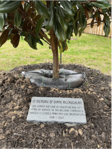 Diane Mclaughlan tree dedication, March 11, 2023