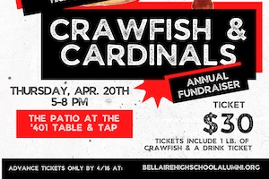 BHS Crawfish and Cardinals Fundraiser 2023