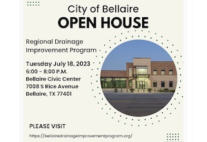 City of Bellaire Drainage Open House