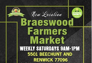 Braeswood Farmers Market Saturdays