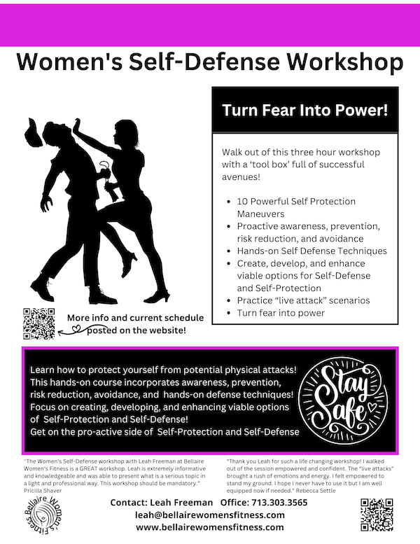 Women's Self Defense Workshop