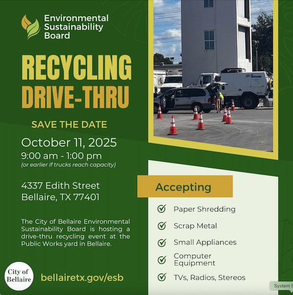 Bellaire Recycling Event