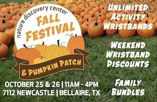 Nature Discovery Center Fall Festival and Pumpkin Patch