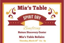 Nature Discovery Center Mia’s Table Spirit Day