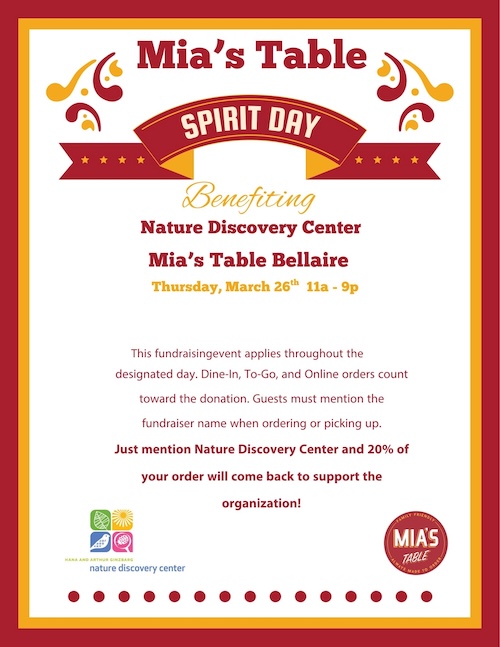 NDC Mia's Table Spirit Day