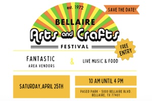Spring Bellaire Arts & Crafts Festival