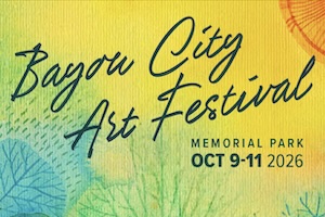 Bayou City Art Festival Memorial Park 2026