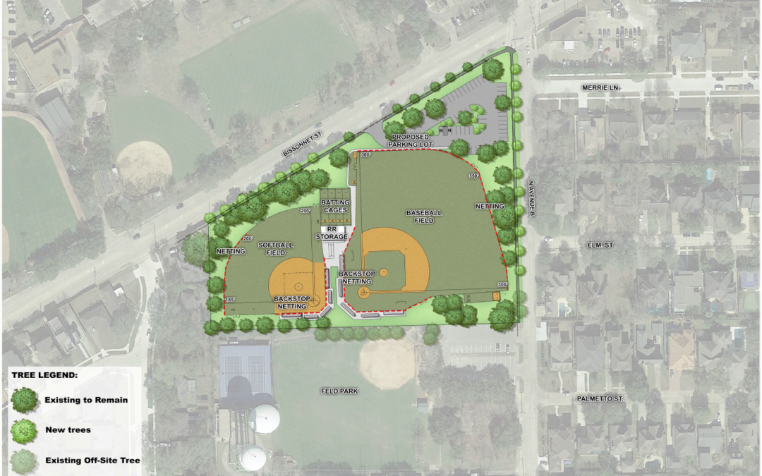 An update on Bellaire High School's ballfields. BellaireConnect