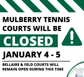 tennis courts closed