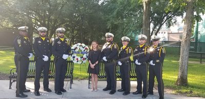 officer zarate wreath