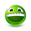 {green}:grinning: